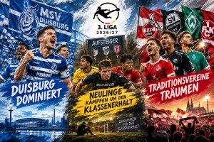 3. Liga 2026/27: Duisburg marschiert, Aufsteiger kämpfen