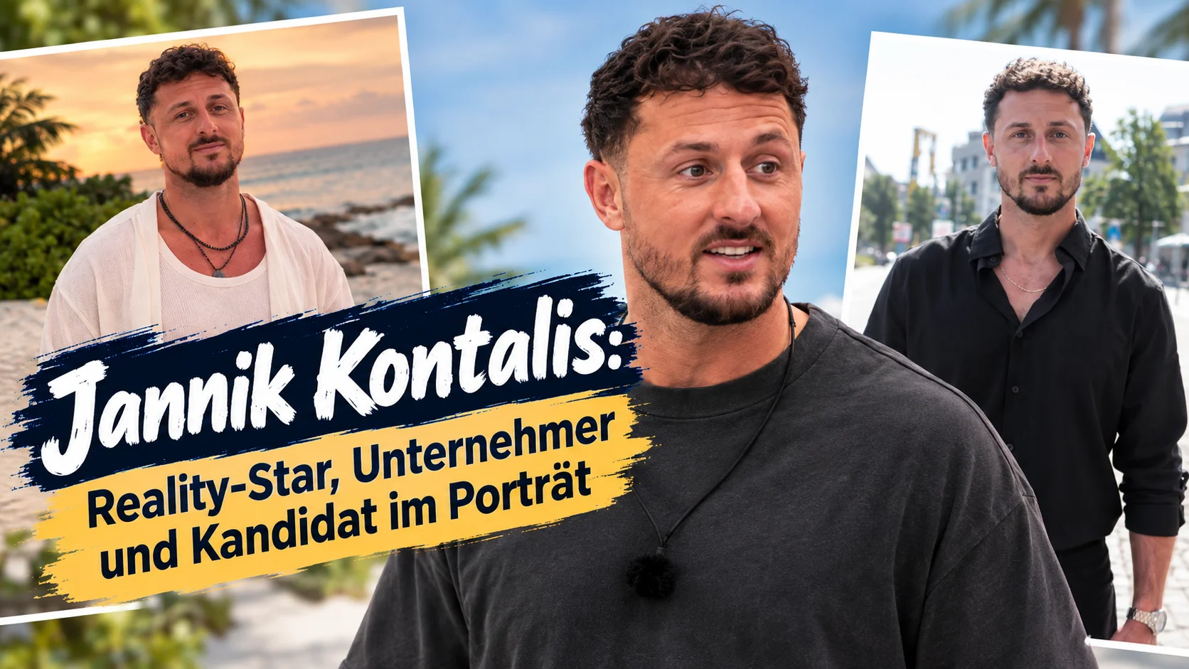 Jannik Kontalis: Reality-Star, Unternehmer und Kandidat im Porträt