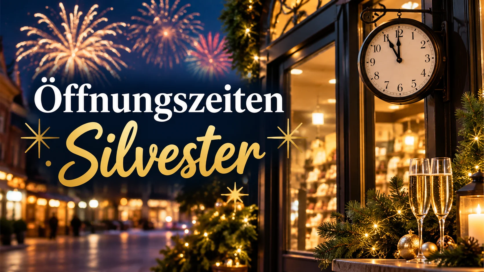 Öffnungszeiten Silvester: So planst du den letzten Tag des Jahres ohne Stress