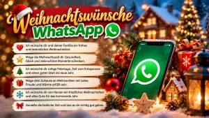 Weihnachtswünsche WhatsApp Herzliche Sprüche zum Kopieren und Verschicken